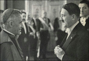 Adolf Hitler and papal nuncio Orsenigo